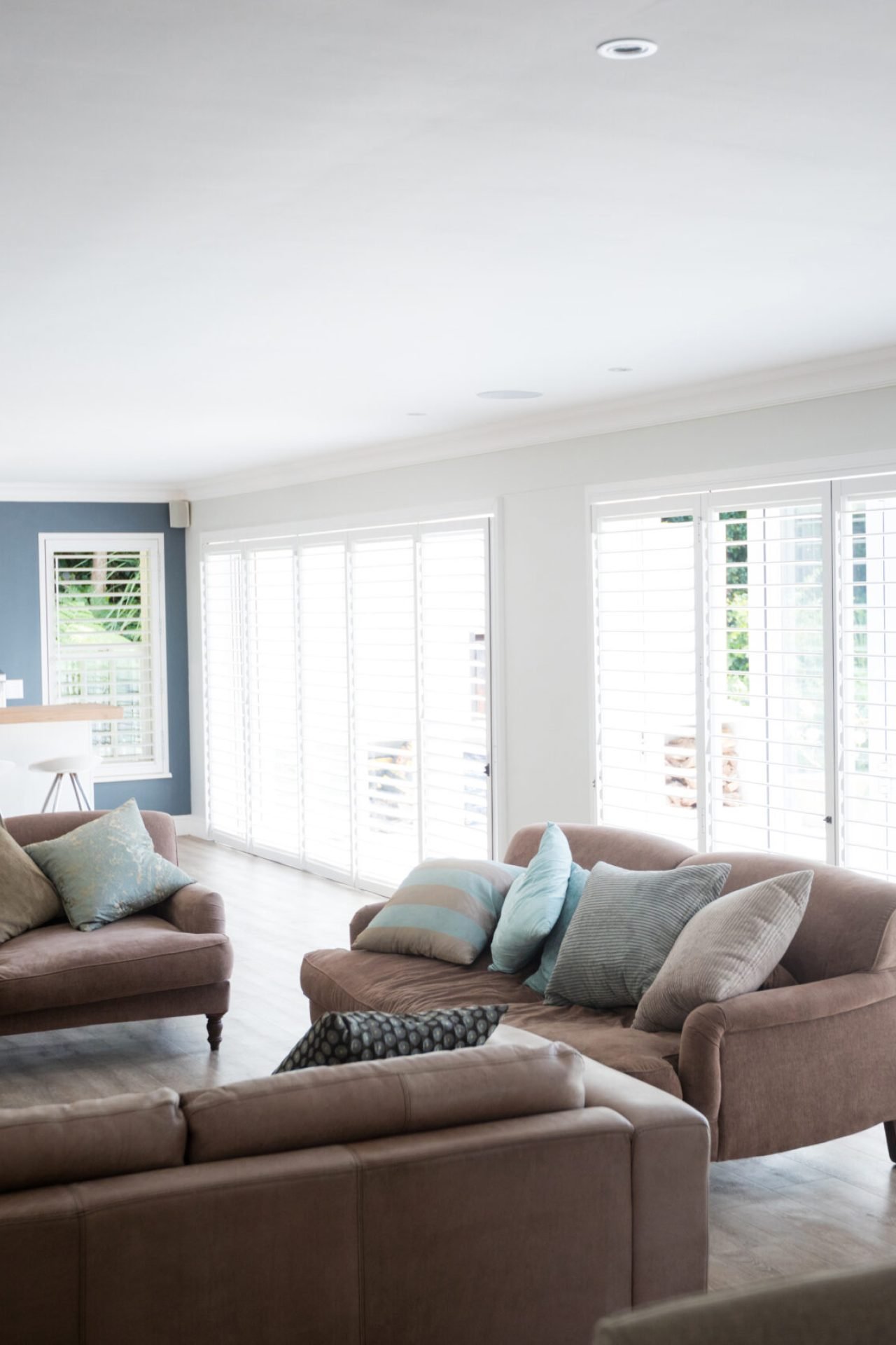 View of modern living room interior